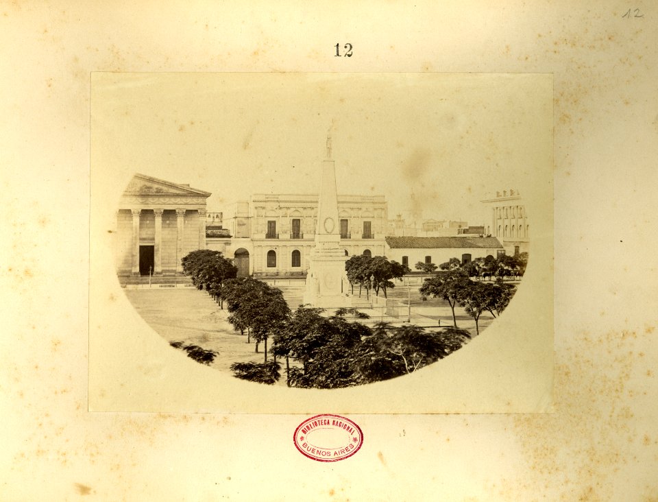 Recuerdos de Buenos Ayres - 12 - Plaza de La Victoria y Pirámide