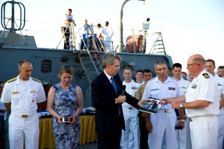 Reception with Ambassador Pyatt Aboard USS ROSS, July 24, 2016 (28505355891)