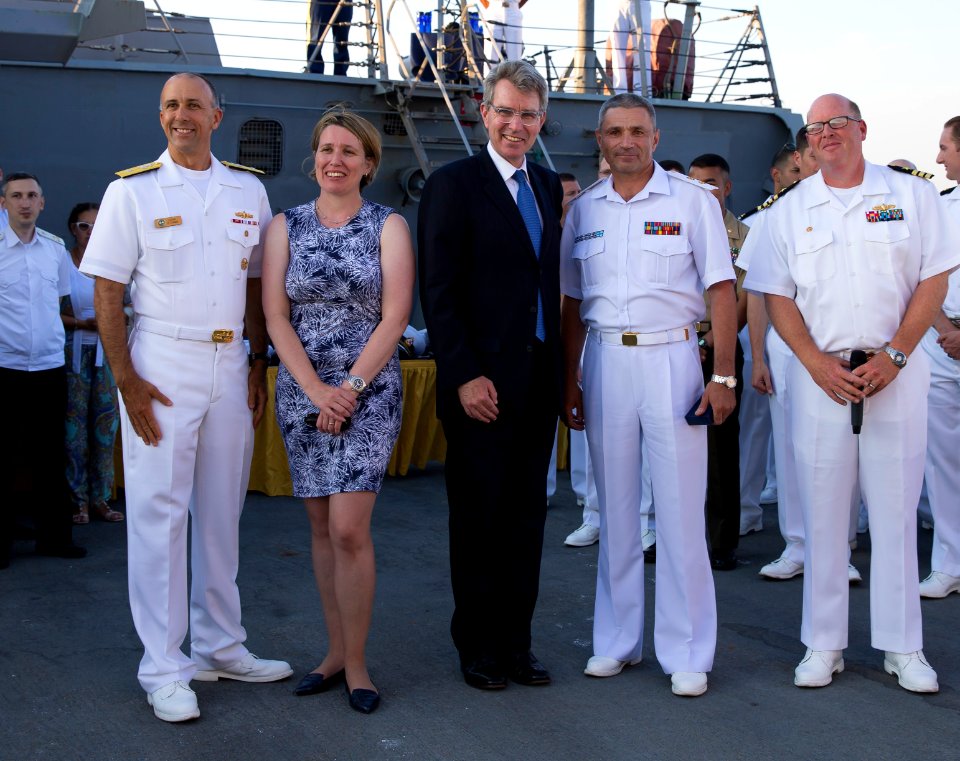 Reception with Ambassador Pyatt Aboard USS ROSS, July 24, 2016 (28550908726)