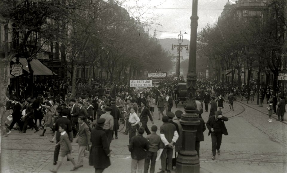Recibimiento a Paulino Uzcudun (5 de 14) - Fondo Car-Kutxa Fototeka