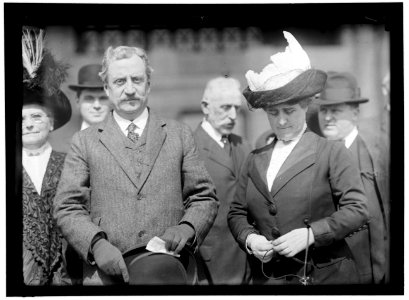 REDMOND, WILLIAM D. M.P., IRELAND. WITH MRS. REDMOND. LCCN2016863997