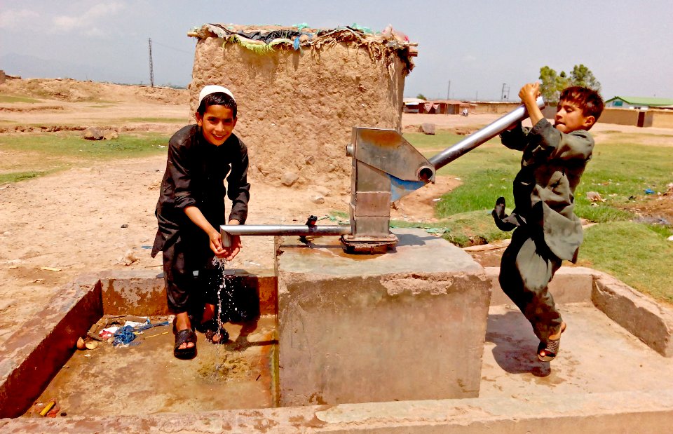 Refugees from Afghanistan in Pakistan, near Islamabad