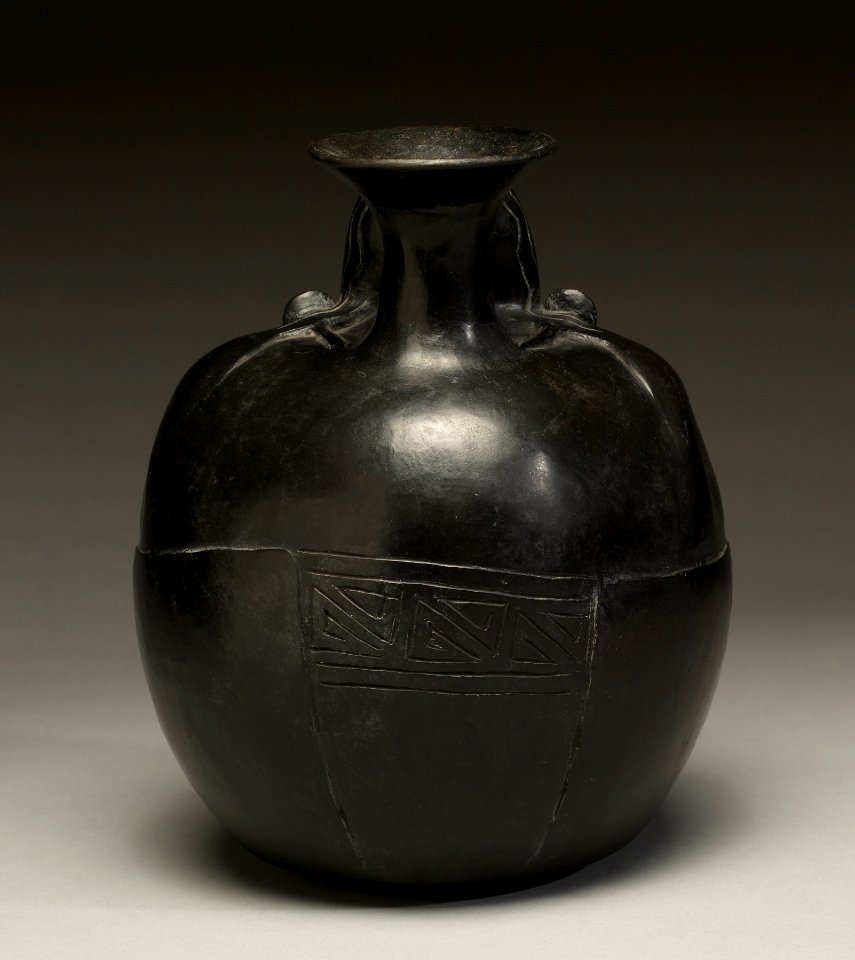 Recuay - Blackware Vessel - Walters 482859 - Back