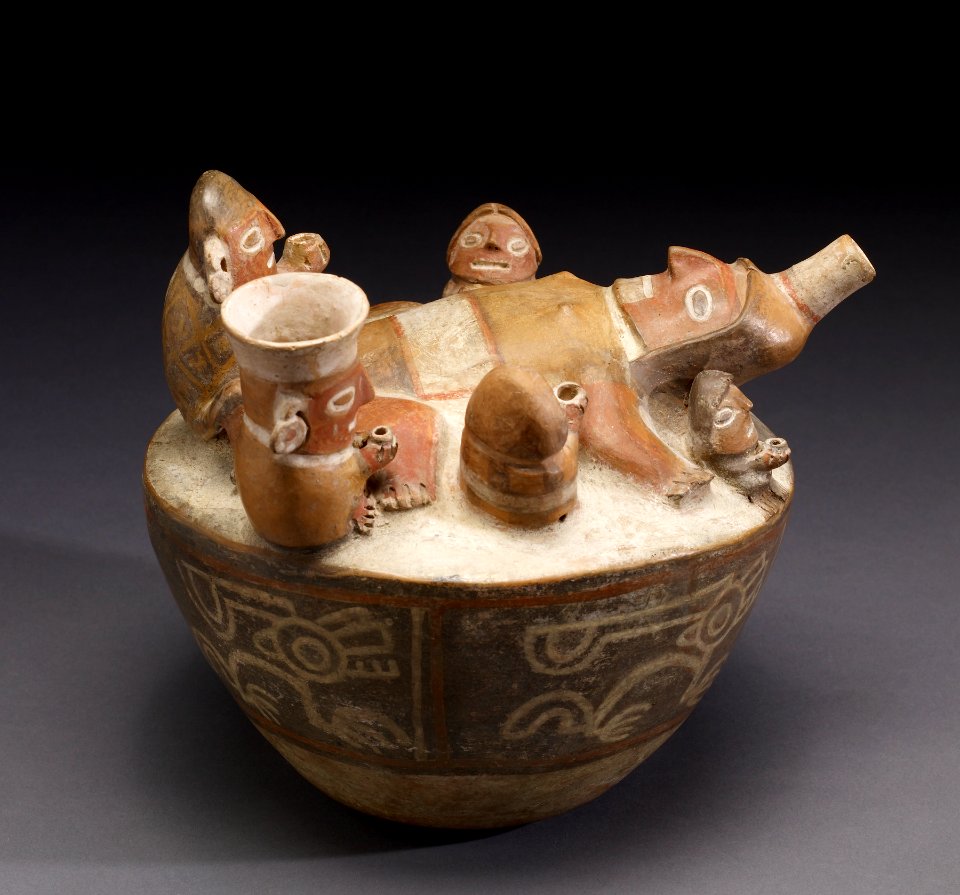 Recuay - Fertility Scene Vessel - Walters 482825 - Side