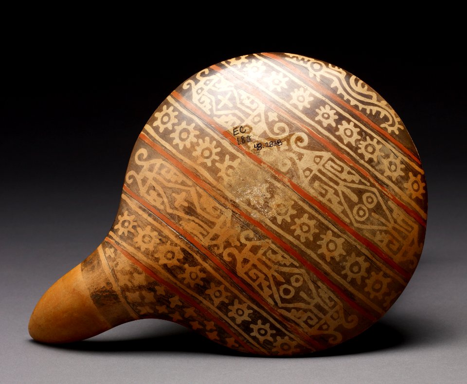 Recuay - Painted Dipper Vessel - Walters 482838 - Bottom