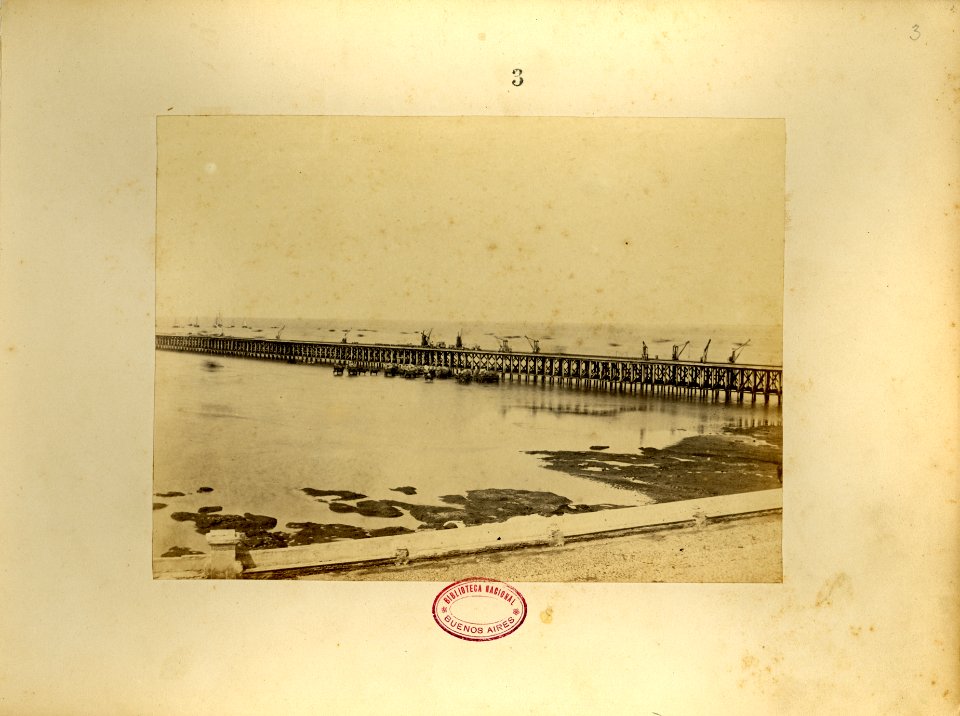 Recuerdos de Buenos Ayres - 3 - Muelle de la Aduana Nueva