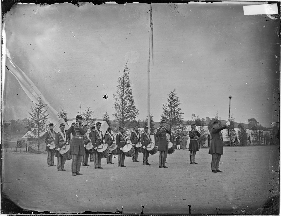 Regimental Drum Corps - NARA - 529332