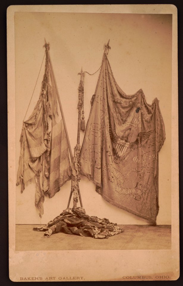 Regimental flags of 41st O.V.I. - Baker's Art Gallery, Columbus, Ohio. LCCN2015645567