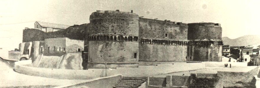 Reggio calabria castello aragonese intero vecchia cartolina