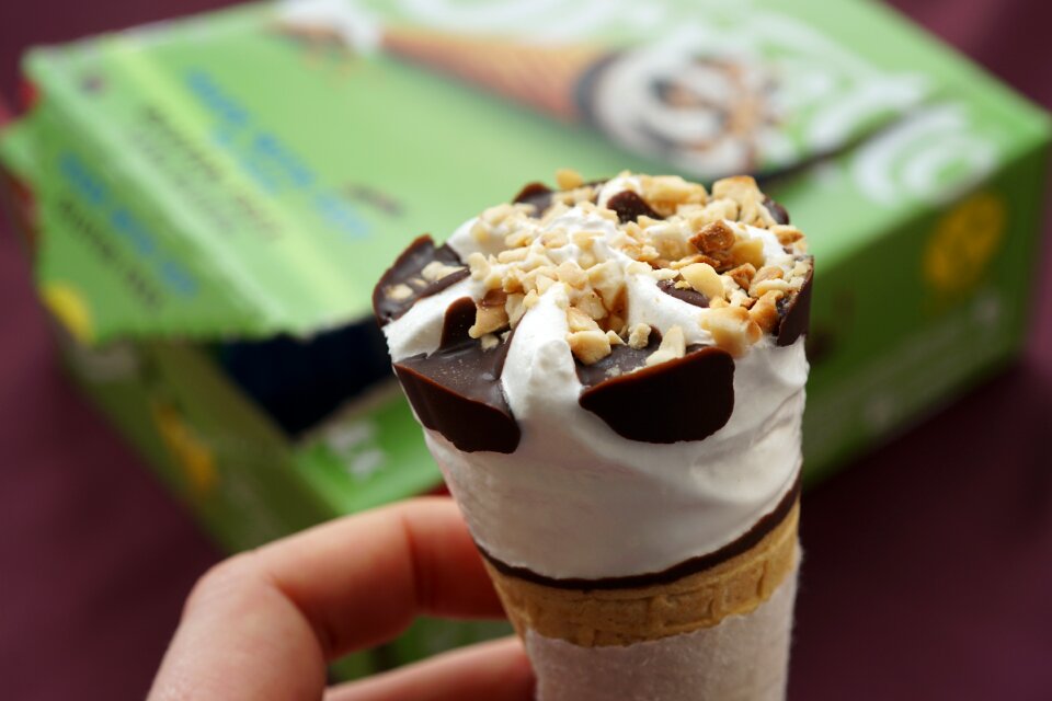 Nuts chocolate delicious
