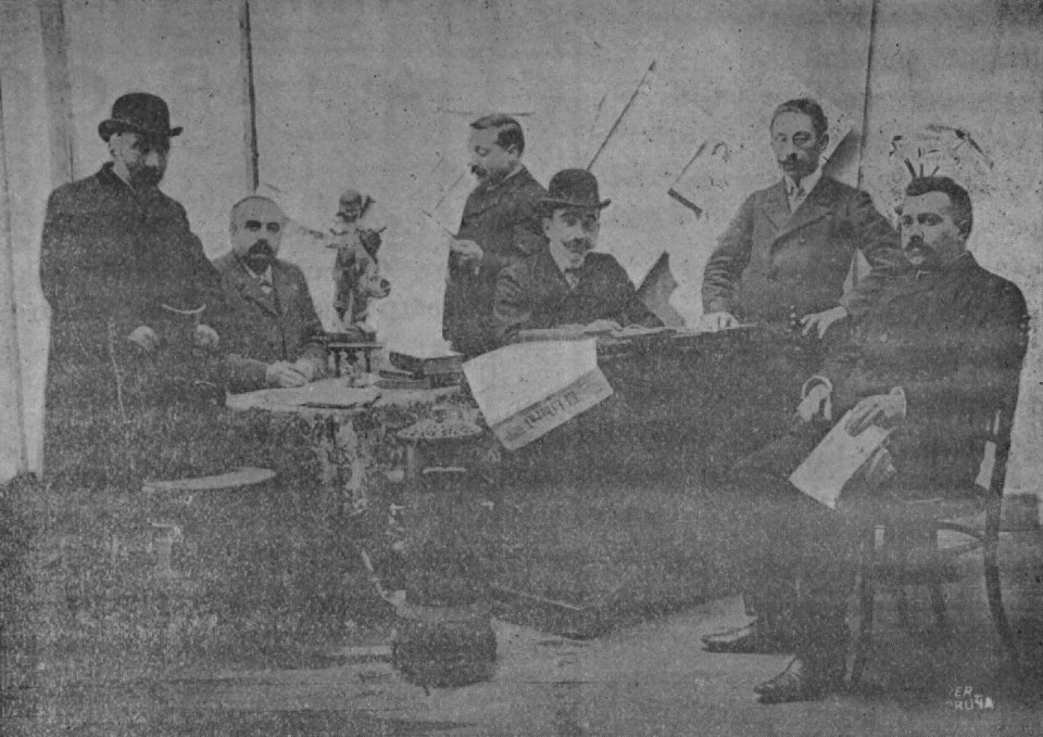 Redacción de La Idea Moderna de Lugo 1904
