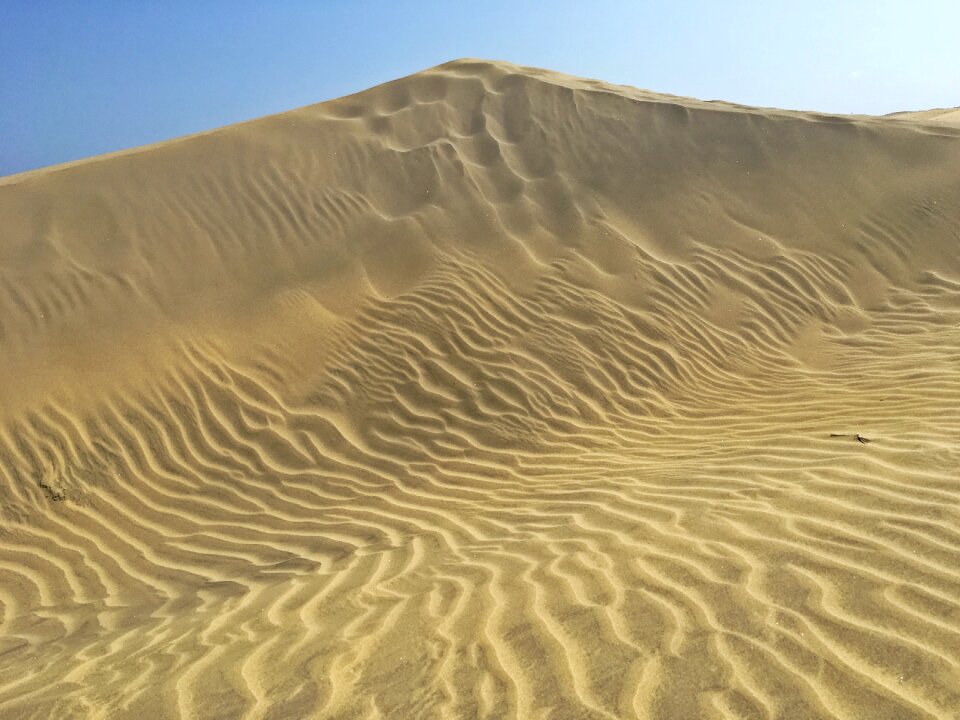 Canary islands dune heiss