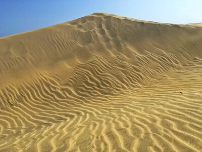 Canary islands dune heiss