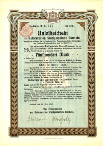 Reformierte Stadtgemeinde Detmold 1905
