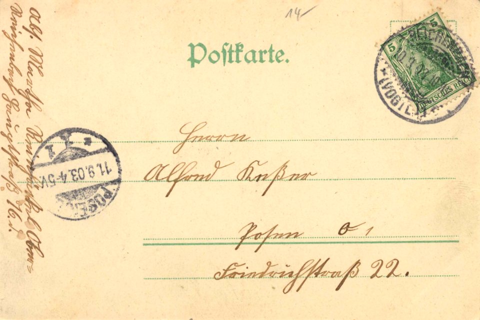 Reichenbach (Vgtl.), Sachsen - Königsplatz (back) (Zeno Ansichtskarten)