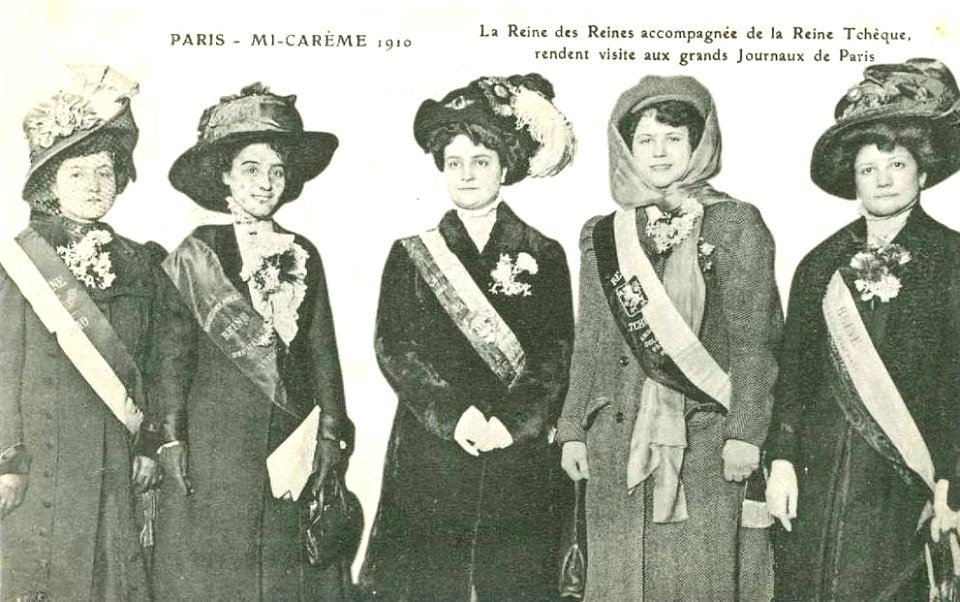 Reine des Reines et Reine Tchèque visitent les grands Journaux de Paris