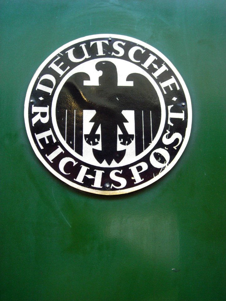 Reichspost-Emblem - Verkehrszentrum München