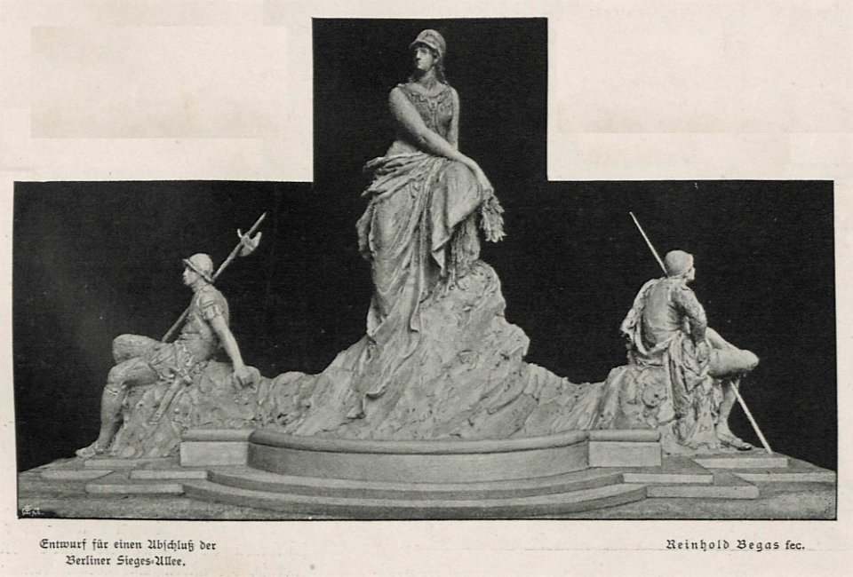 Reinhold Begas - Entwurf für einen Abschluss der Berliner Siegesallee