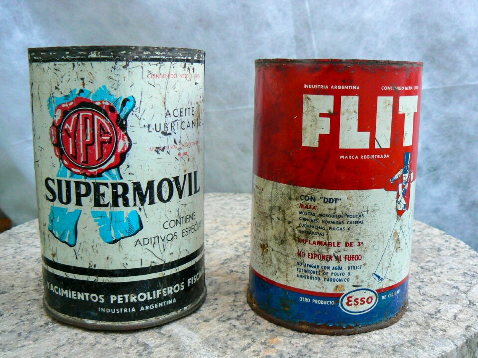 Container old vintage