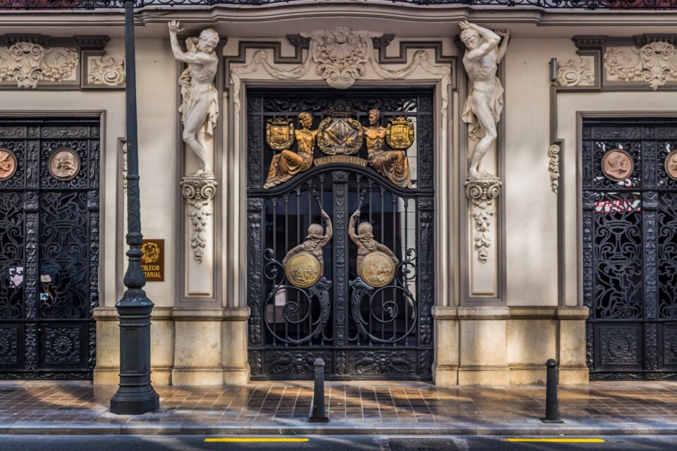 Architecture entrance spanish