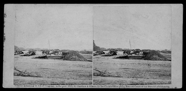 Redoubt shielding soldier Batlle of Fair Oaks