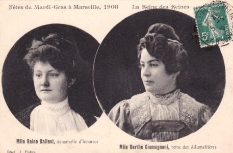 Reine de Marseille - Mardi Gras 1908