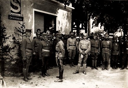 Reise Kaiser Karls I. an die Isonzofront, Istrien, Kärnten und Vorarlberg, in der Zeit vom 1. Juni 1917 bis zum 6.Juni.1917, Ankunft in Hermagor am 4. Juni 1917 (BildID 15565247)