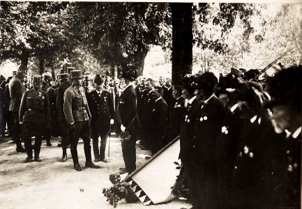 Reise Kaiser Karls I. an die Isonzofront, Istrien, Kärnten und Vorarlberg, in der Zeit vom 1. Juni 1917 bis zum 6.Juni.1917, Ankunft in Hermagor am 4. Juni 1917 (BildID 15565282)