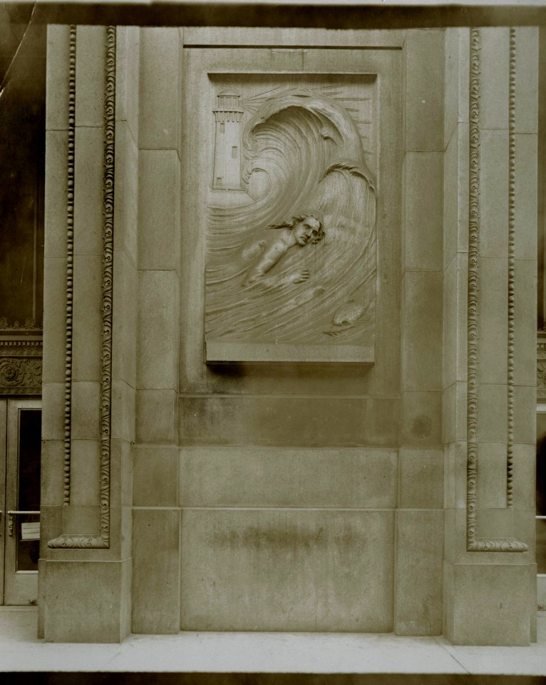 Relief sculpture panel, Chicago City Hall, Chicago, early 20th century (NBY 758)