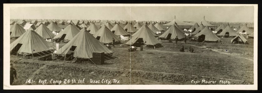 Reg't camp 26th Inf., Texas City, Tex. LCCN2013646969 photo