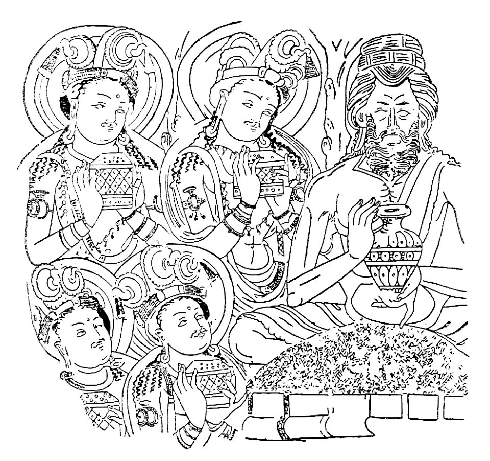 Relief from the Cave of the Painters, Kizil Caves, circa 500 CE