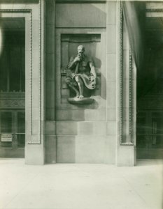 Relief sculpture panel, Chicago City Hall, Chicago, early 20th century (NBY 547)