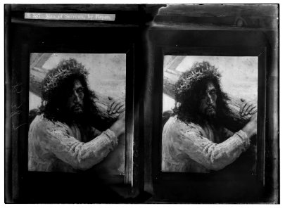 Religious paintings in Palestine. Man of sorrows, by Repen LOC matpc.05776