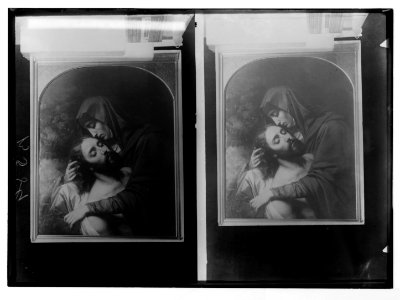 Religious paintings in Palestine. The sorrowful mother, from Coreggio. LOC matpc.05777