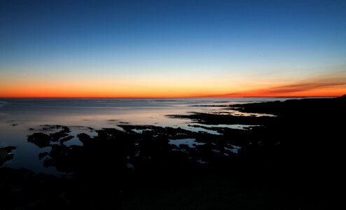 Sea dawn seascape photo