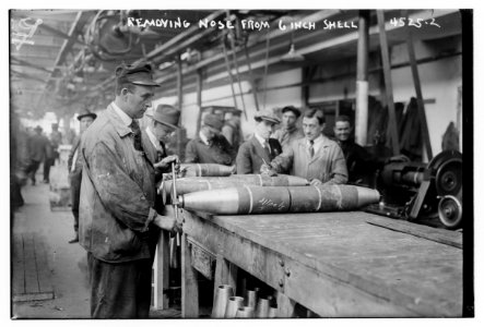 Removing nose from 6 inch shell LCCN2014706562