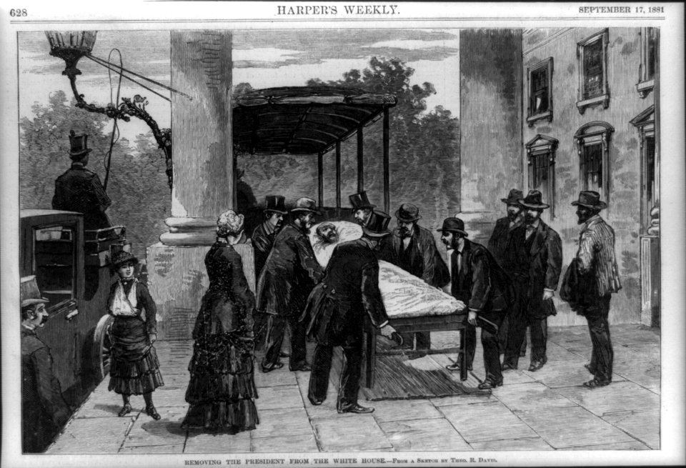 Removing the President (Garfield) from the White House LCCN2002735620