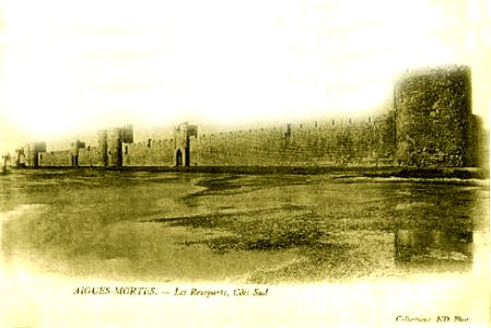 Remparts d'Aigues Mortes côté Sud