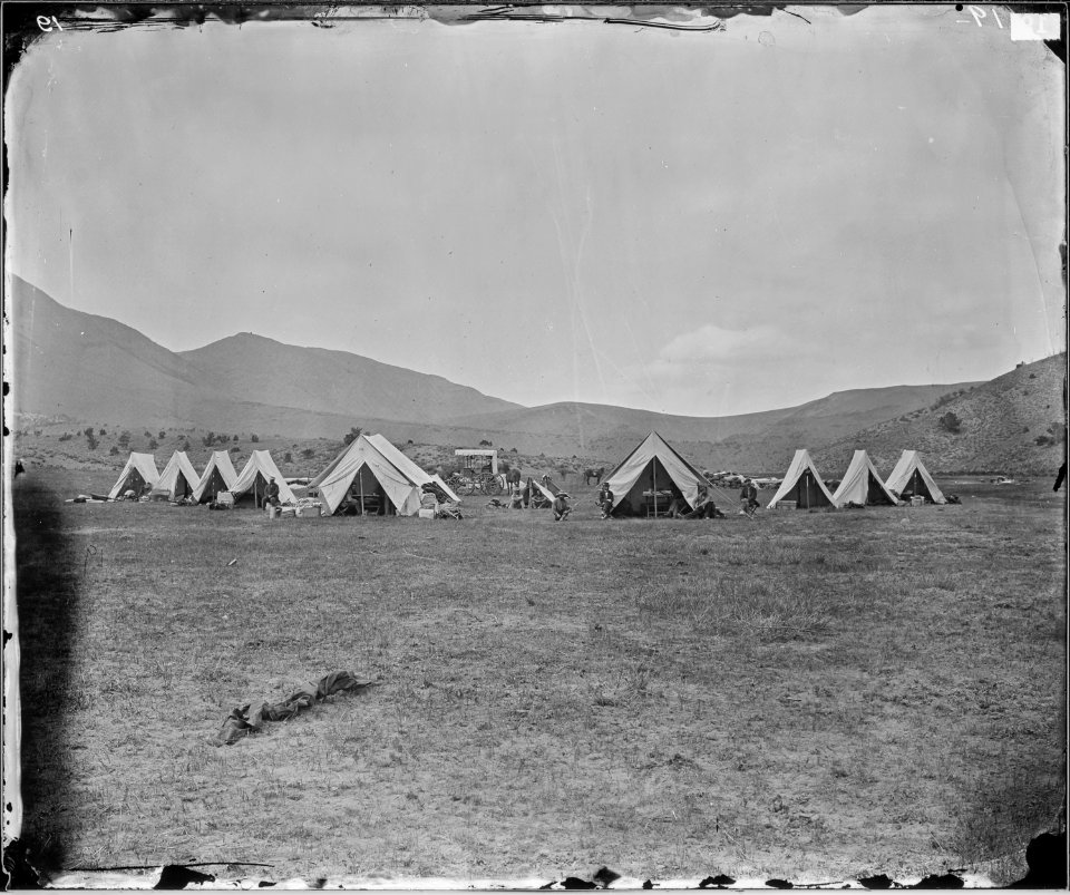 RENDEZVOUS CAMP NEAR BELMONT, NEVADA - NARA - 524123