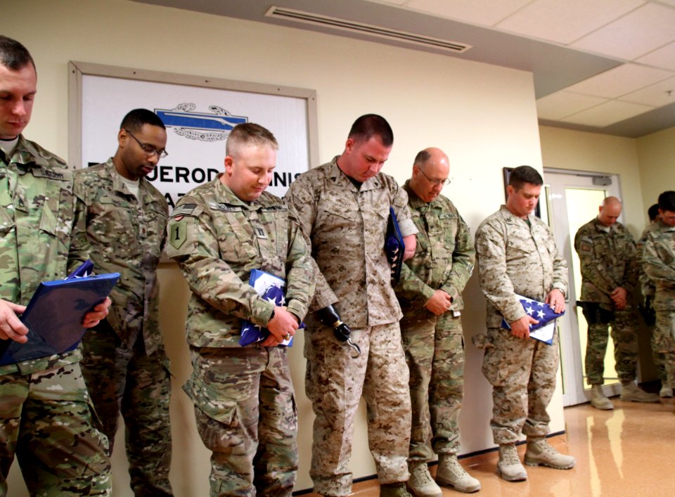 Remembering the fallen, Wounded combat veterans return to Afghanistan 141101-N-JY715-367