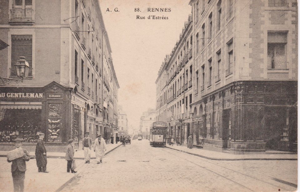 Rennes - Rue d'Estrées (CP AG)