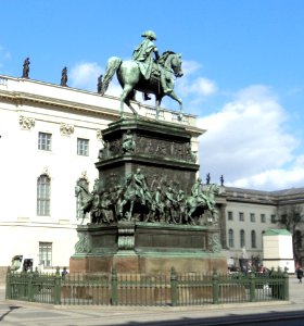 Reiterstandbild - Friedrich der Große - Westansicht