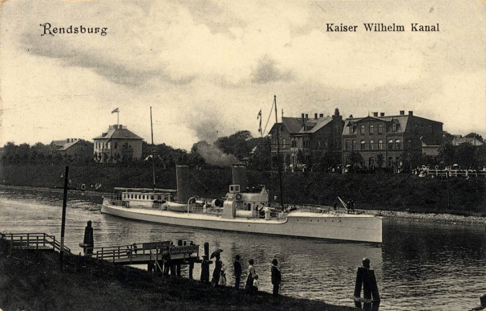 Rendsburg, Schleswig-Holstein - Kaiser-Wilhelm-Kanal (Zeno Ansichtskarten)