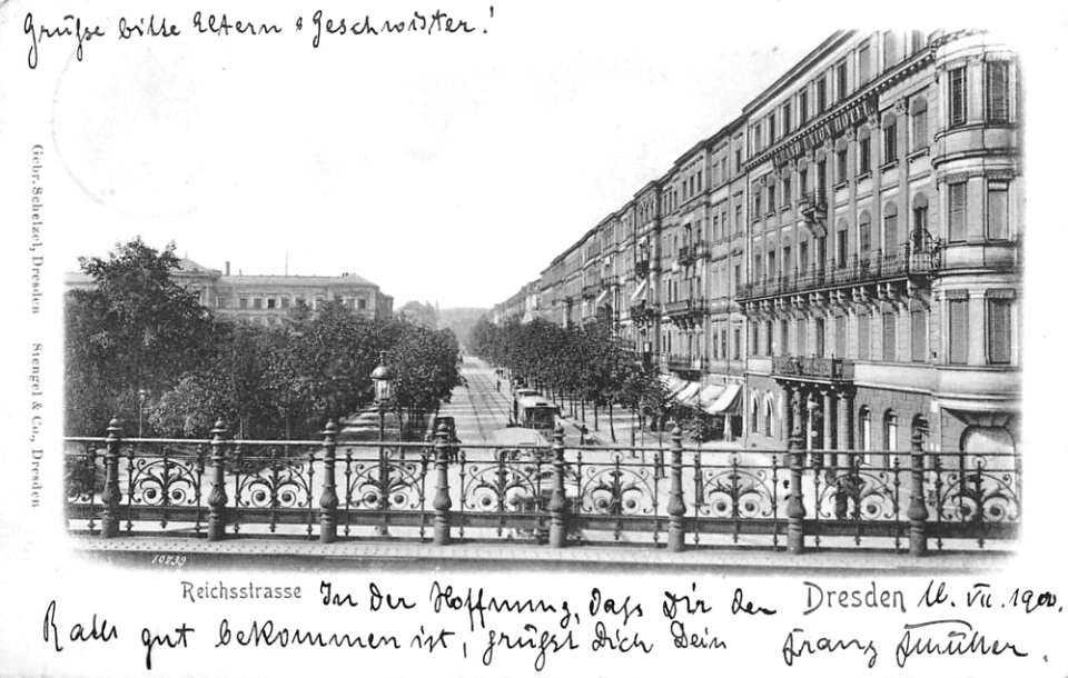 Reichsstraße bella época Dresde
