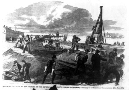 Repairing the levee at New Orleans at the expense of the U.S.government LCCN99614280