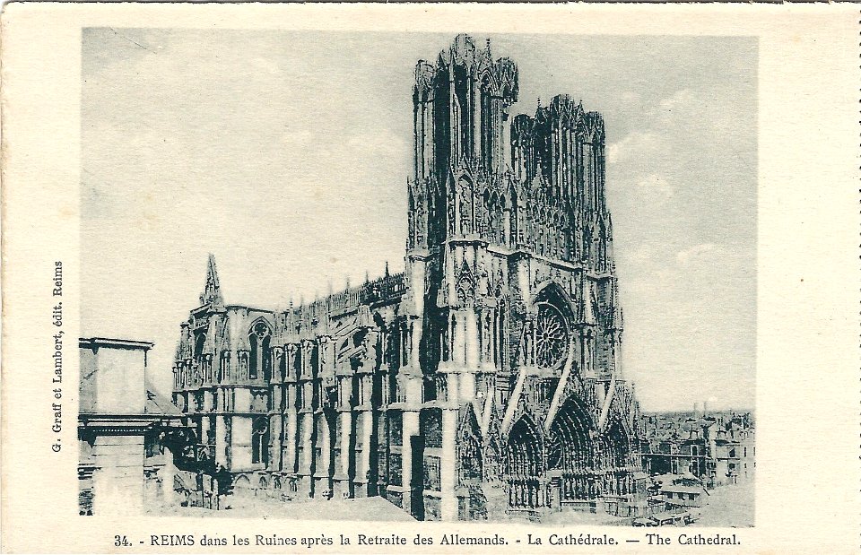 Reims-FR-51-cathédrale-en ruine-B