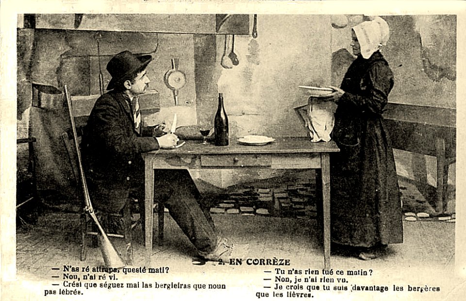 Repas en Corrèze