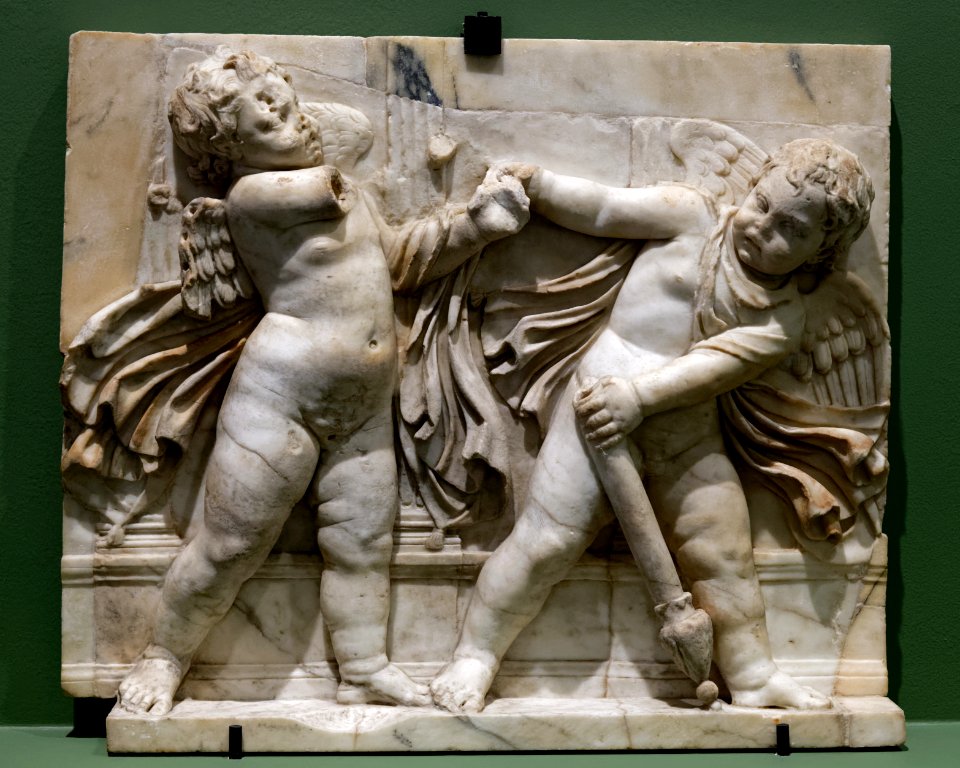 Relief Erotes with sceptre MAN Venezia M39