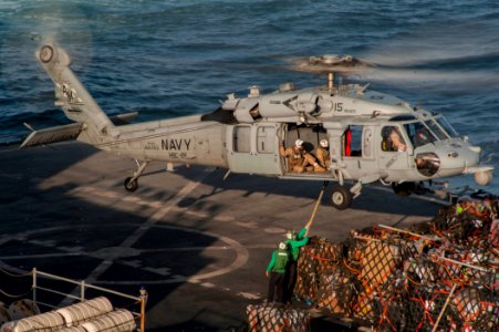 Replenishment at sea 140307-N-RY581-138