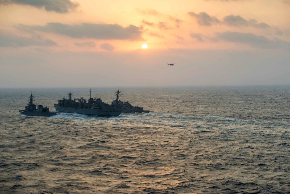 Replenishment at sea 160222-N-BR087-300
